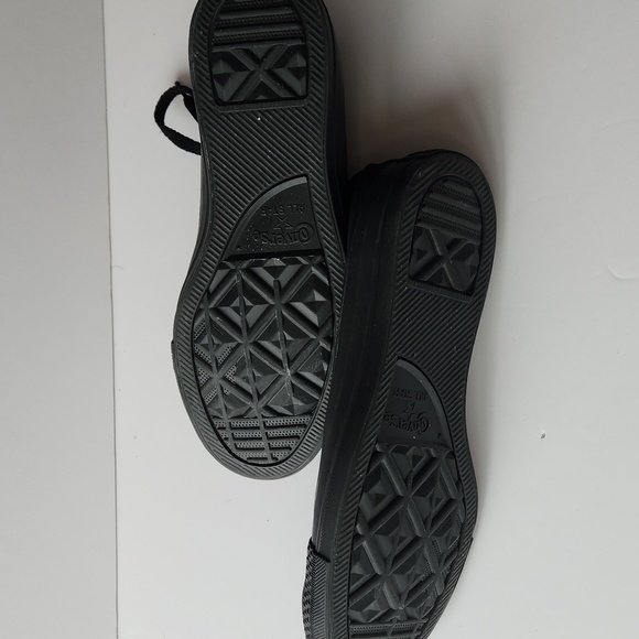 Converse Allstars All Black High tops Size 7.5 - Picture 4 of 8